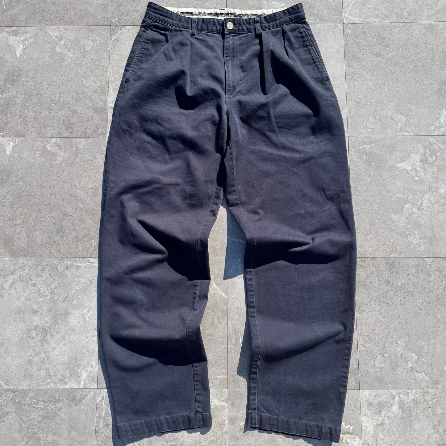 90s-00s Ralph Lauren Made in USA Andrew Pant 33x32 KiiChain Clothing