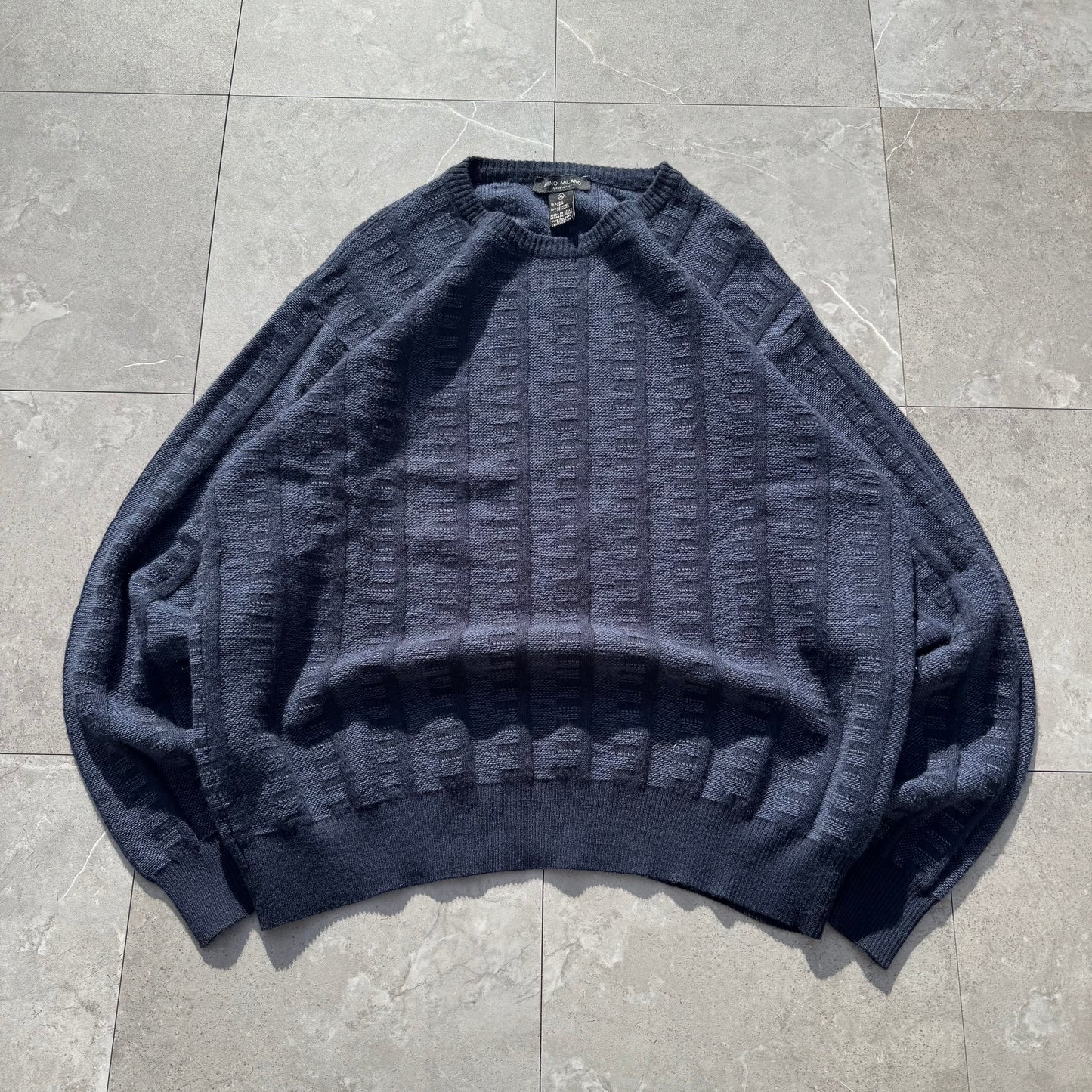 90s-00s Mino Milano Made in Italy Wool-Acrylic Knit