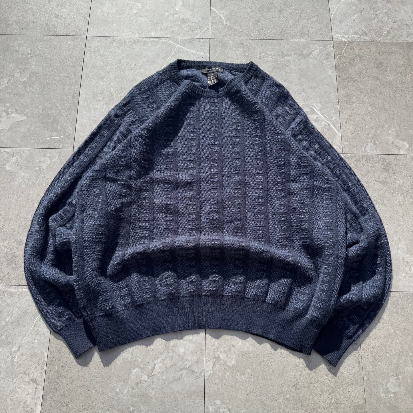 90s-00s Mino Milano Made in Italy Wool-Acrylic Knit KiiChain Clothing