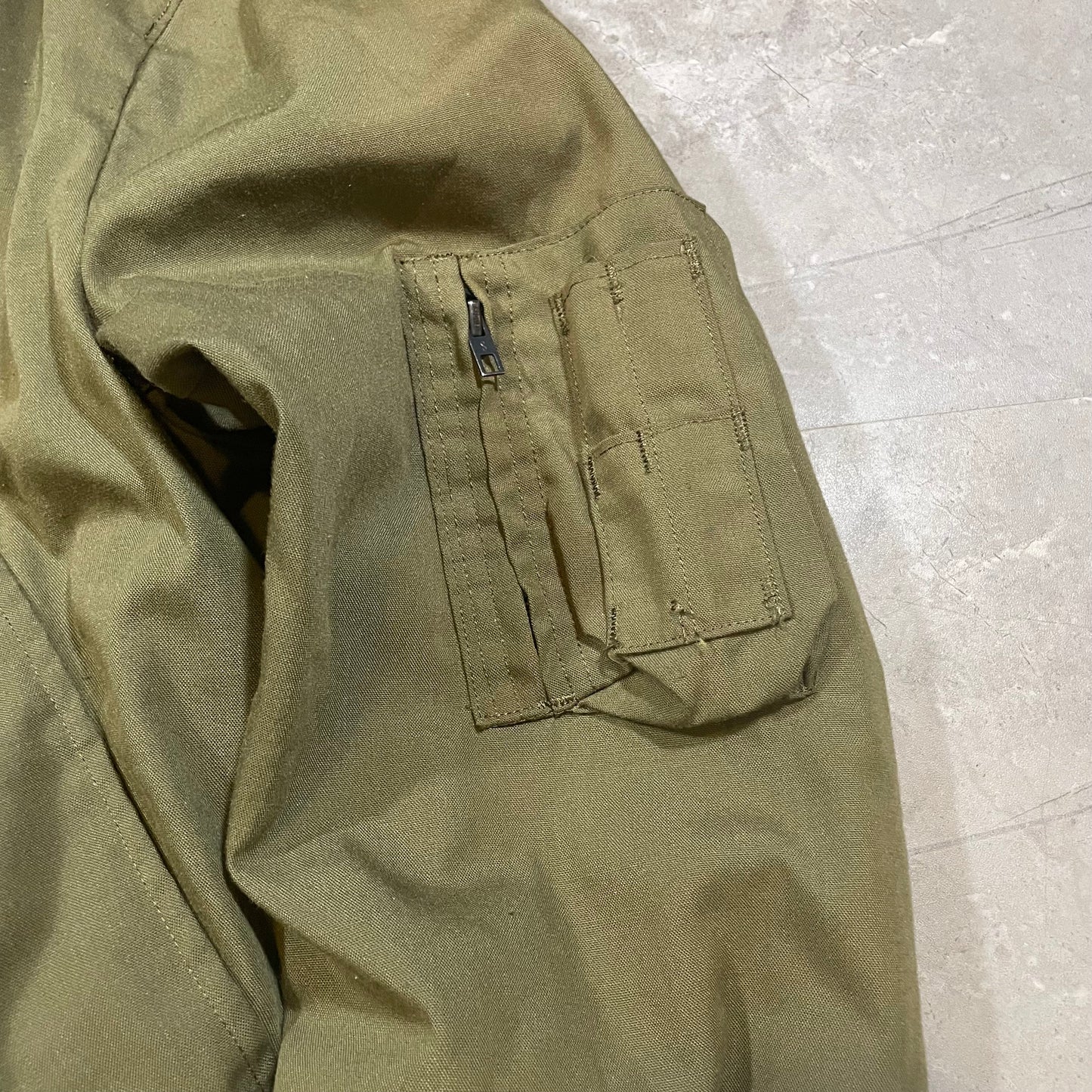 80s Military Made in USA Flight Jacket KiiChain