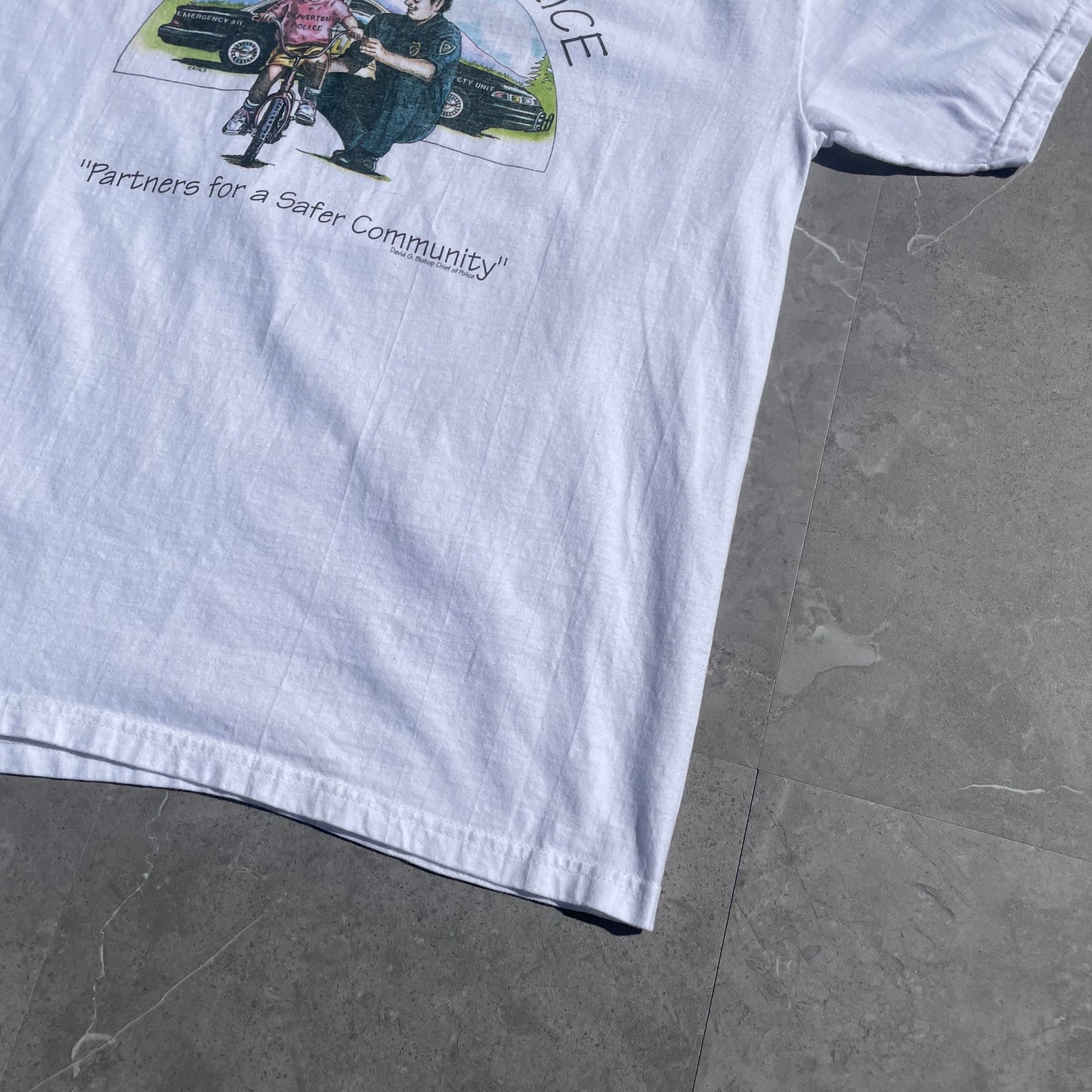 00s Beaverton Police Hanes Beefy T-Shirt KiiChain Clothing