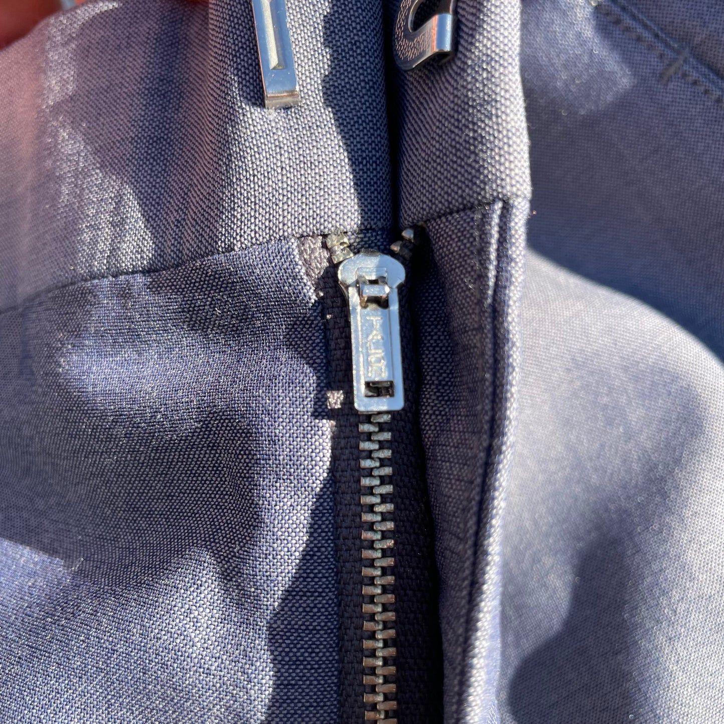80s Unknown 1988 Custom Tailored Light Blue Made in England Pleated Slacks KiiChain Clothing