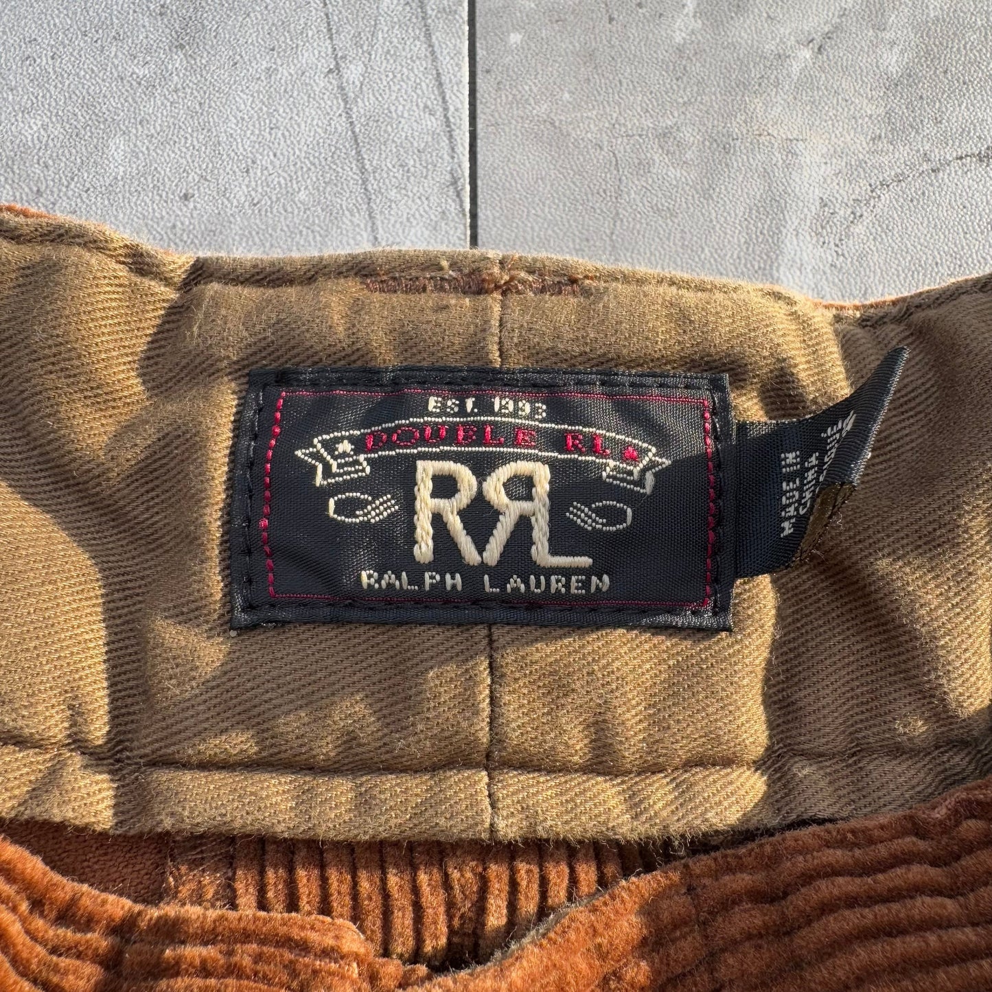 90s-00s RRL Ralph Lauren Wide Fit Corduroy Pants Size 31 KiiChain Clothing