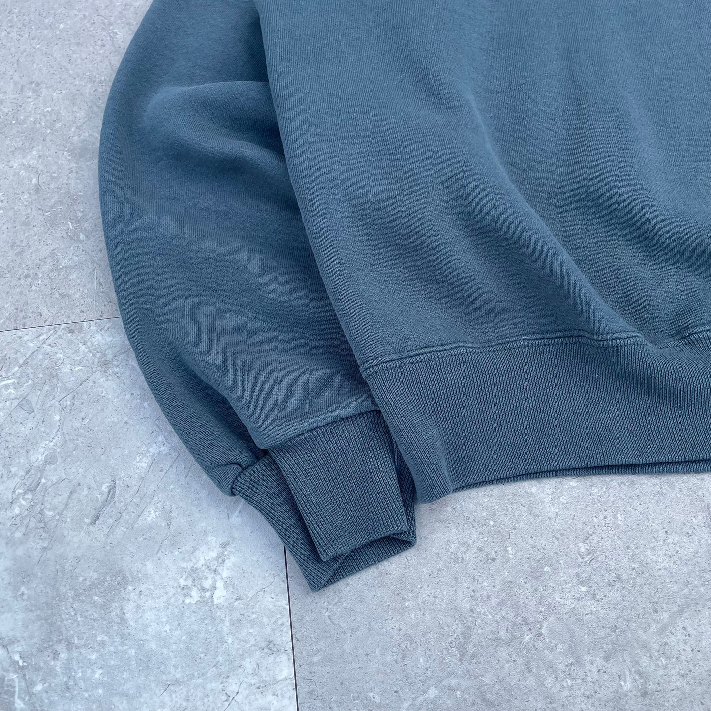 90s Russell Athletic Blank Green-Gray Crewneck KiiChain Clothing