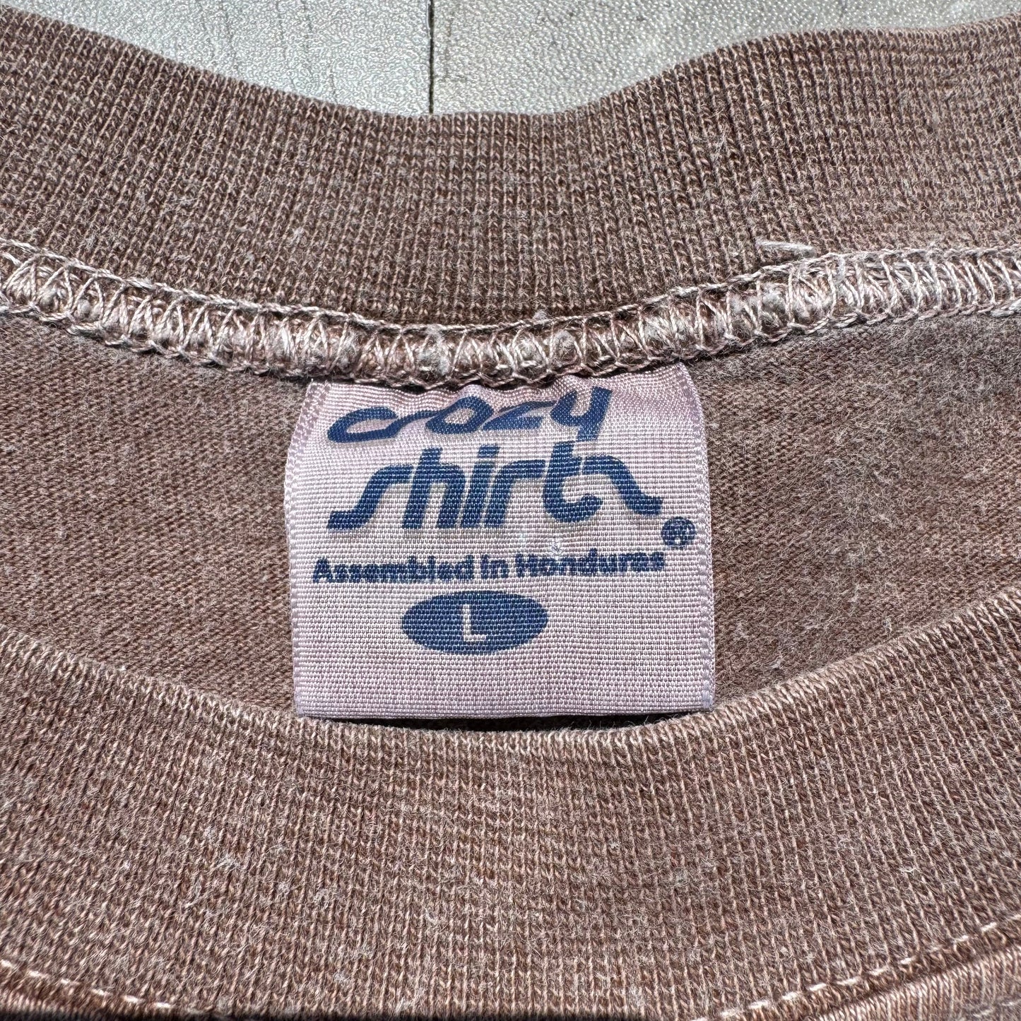 90s Crazy Shirts Adopt a Cat Faded Brown Tee KiiChain Clothing