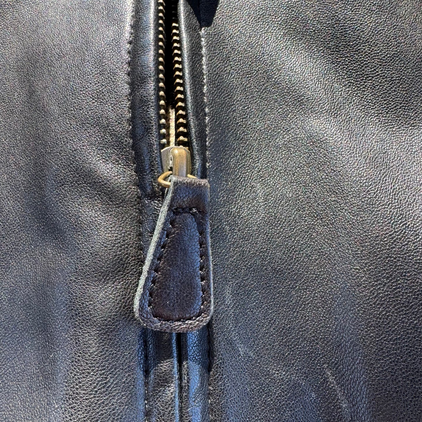 90s-00s Polo by Ralph Lauren Black Leather Jacket