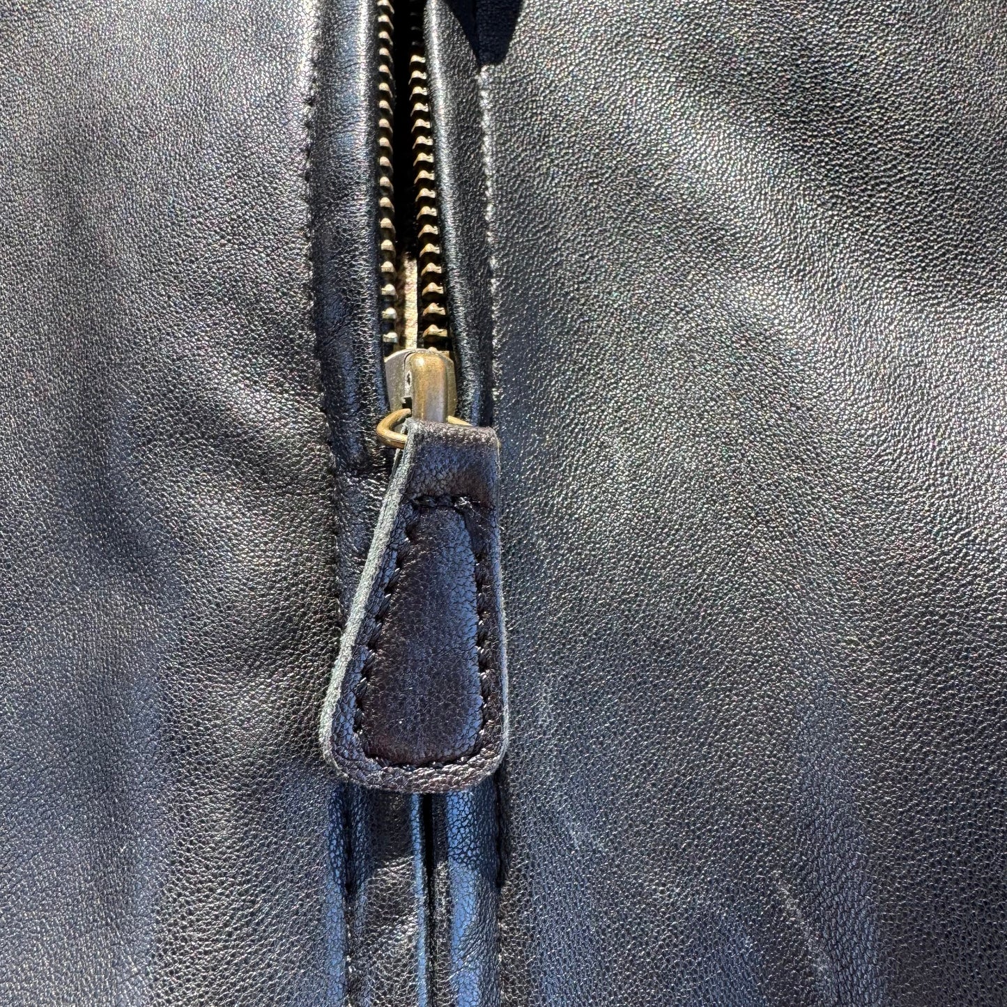 90s-00s Polo by Ralph Lauren Black Leather Jacket KiiChain Clothing