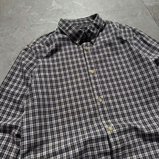 90s-00s A.P.C. Checkered Button Down Shirt KiiChain Clothing