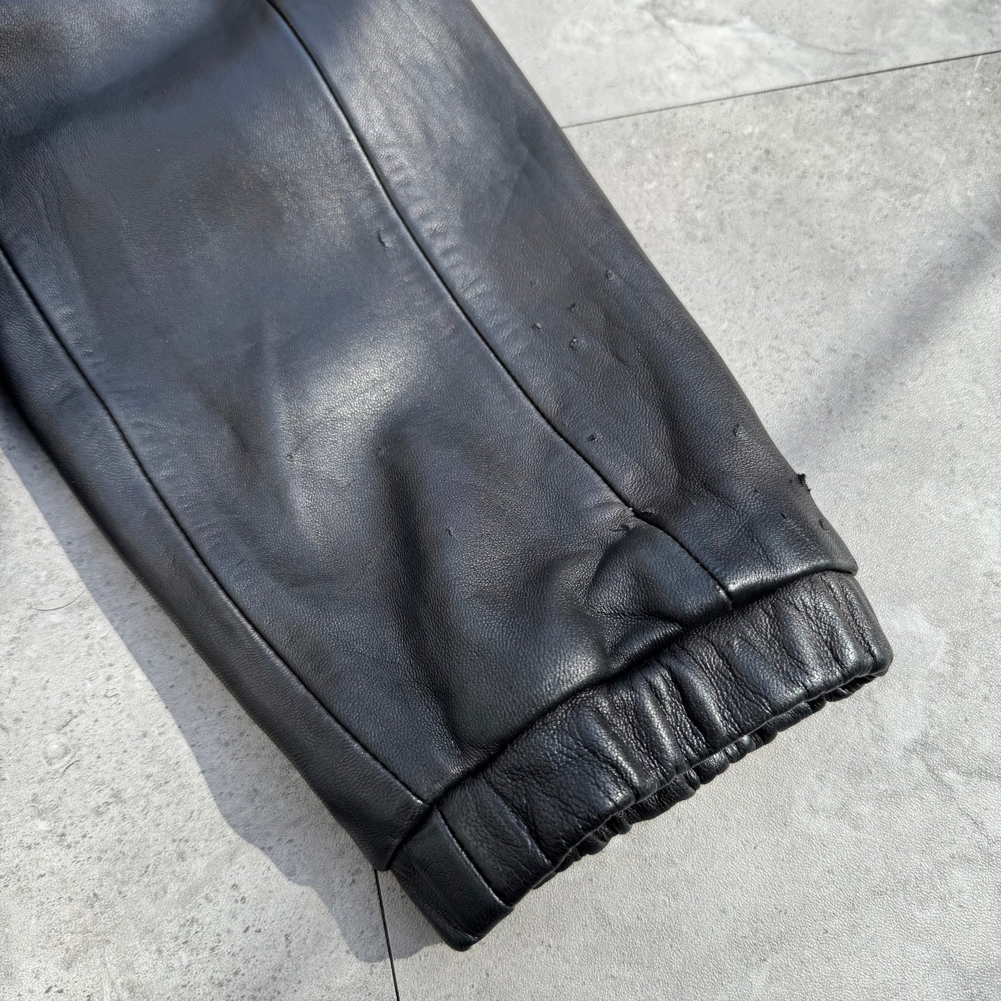 90s Polo by Ralph Lauren Black Leather Jacket