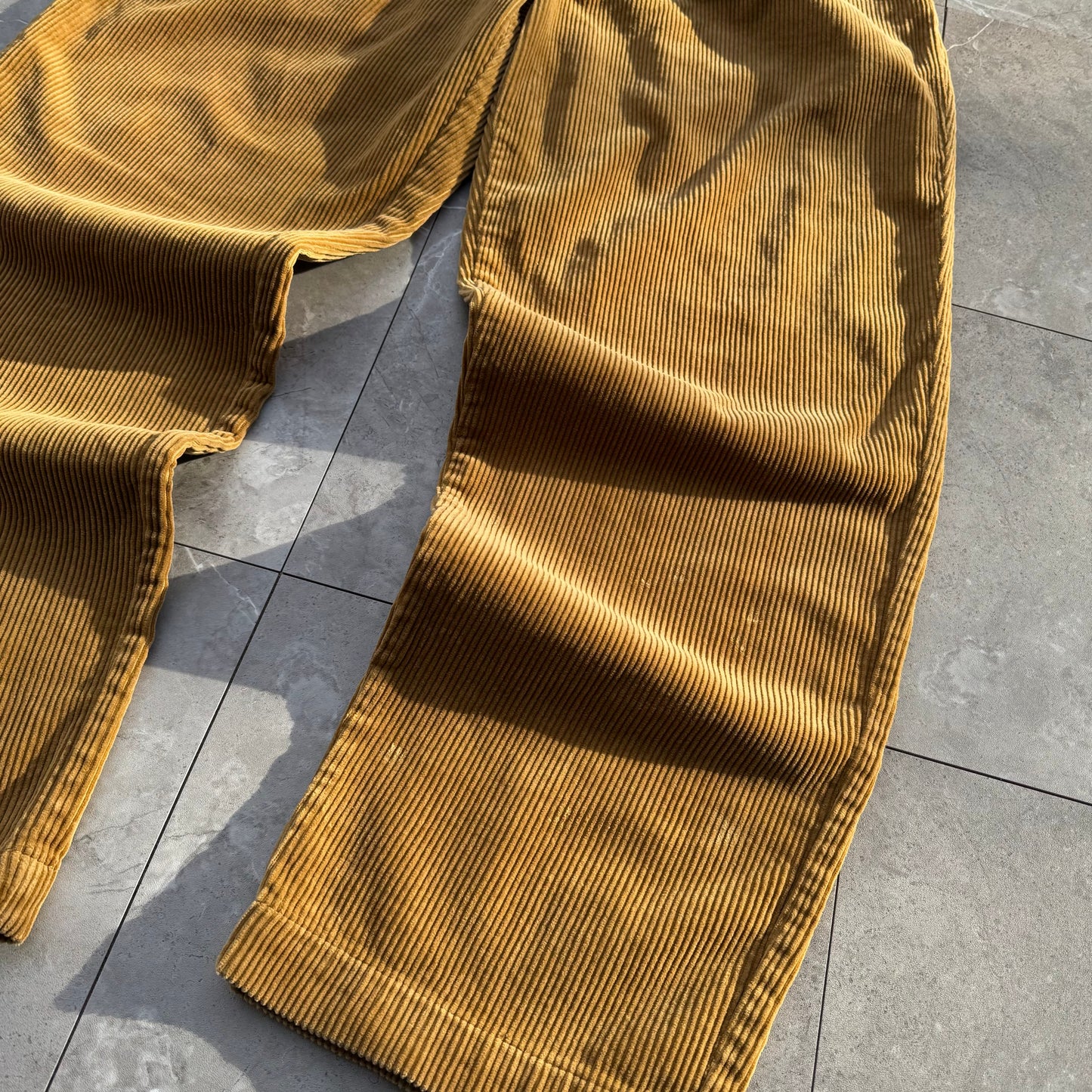 90s-00s Polo by Ralph Lauren Light Brown Corduroy Andrew Pants 36x30 KiiChain Clothing