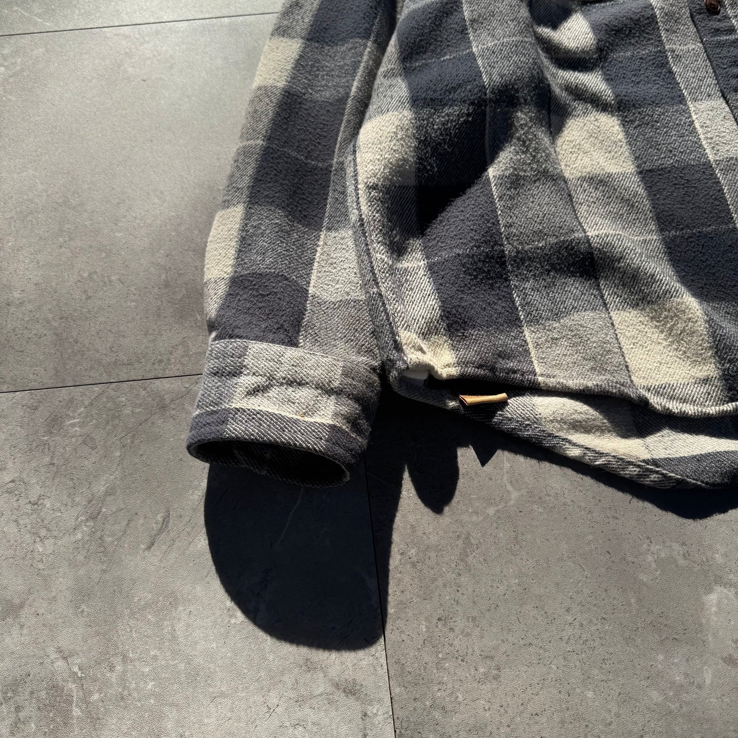 90s St. John’s Bay Faded Checkered Flannel Shirt