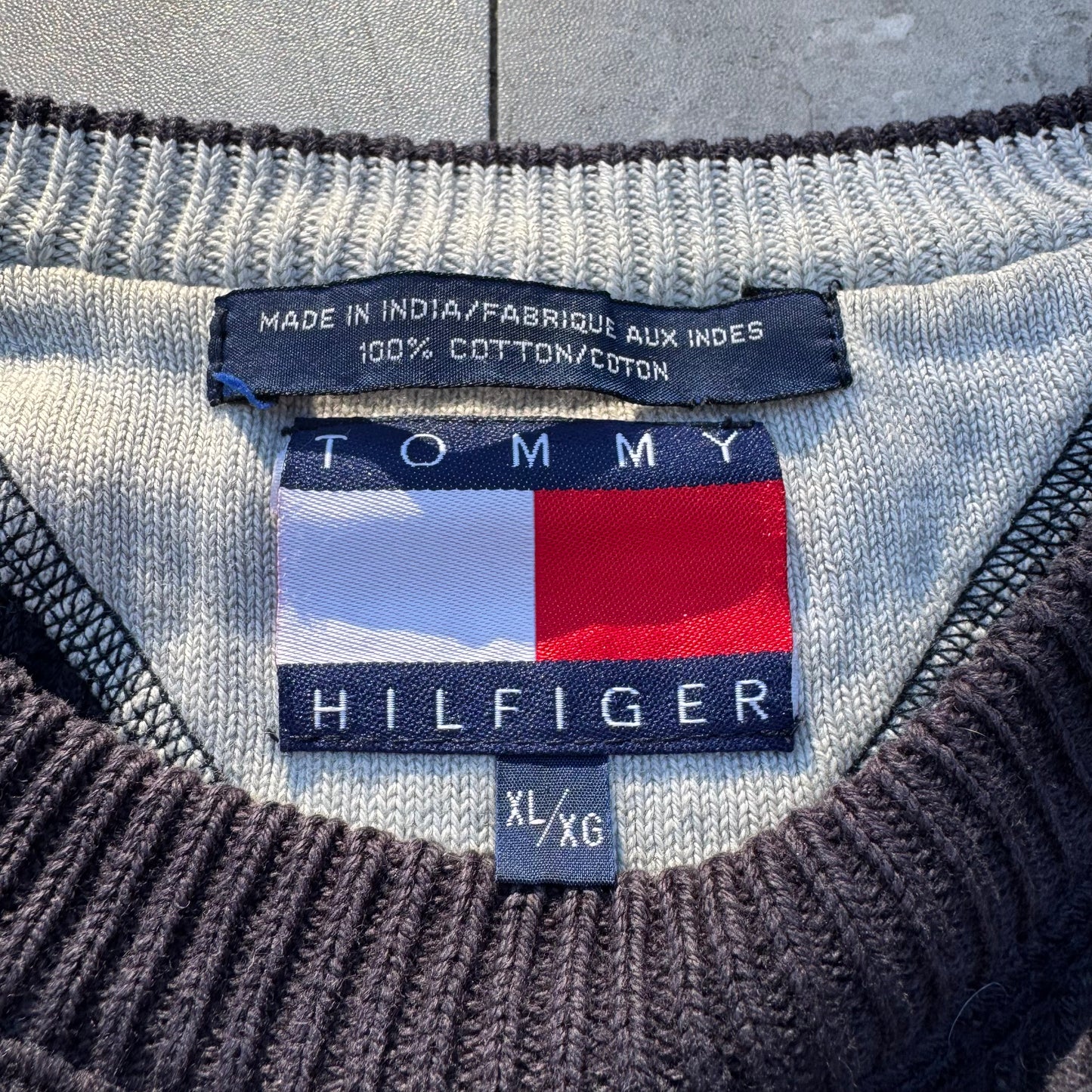 90s Tommy Hilfiger Ribbed Knit Sweater