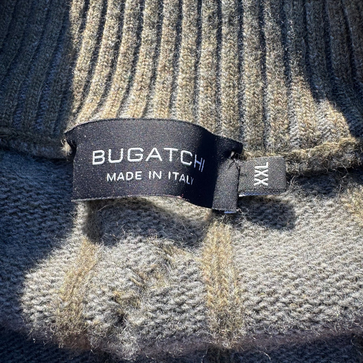 90s-00s Bugatchi Made in Italy Half-Zip Knit