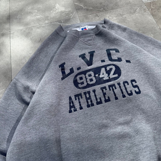 90s Russell Athletic L.V.C. Athletics Made in USA Crewneck Sweatshirt KiiChain Clothing