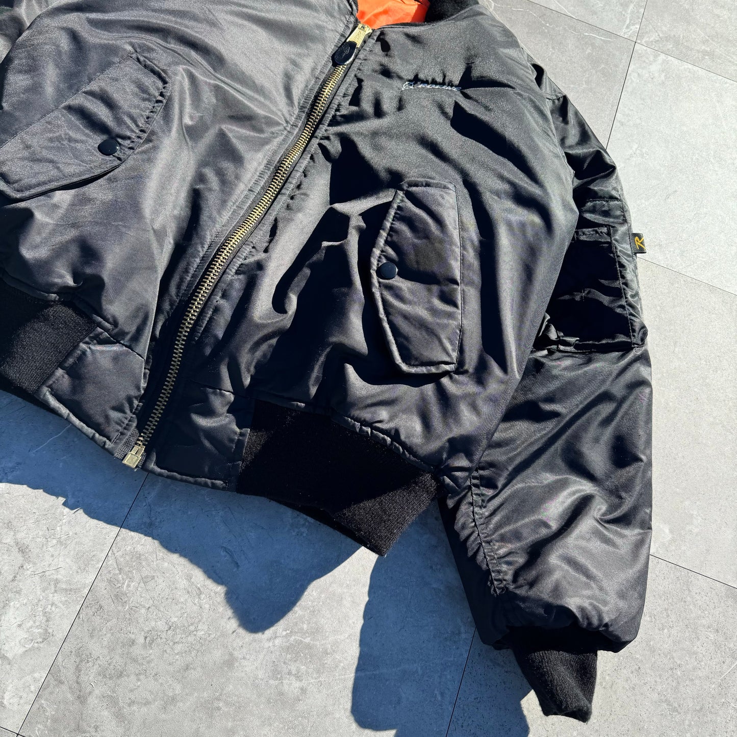 00s Rothco Boeing Black MA-1 Jacket KiiChain Clothing