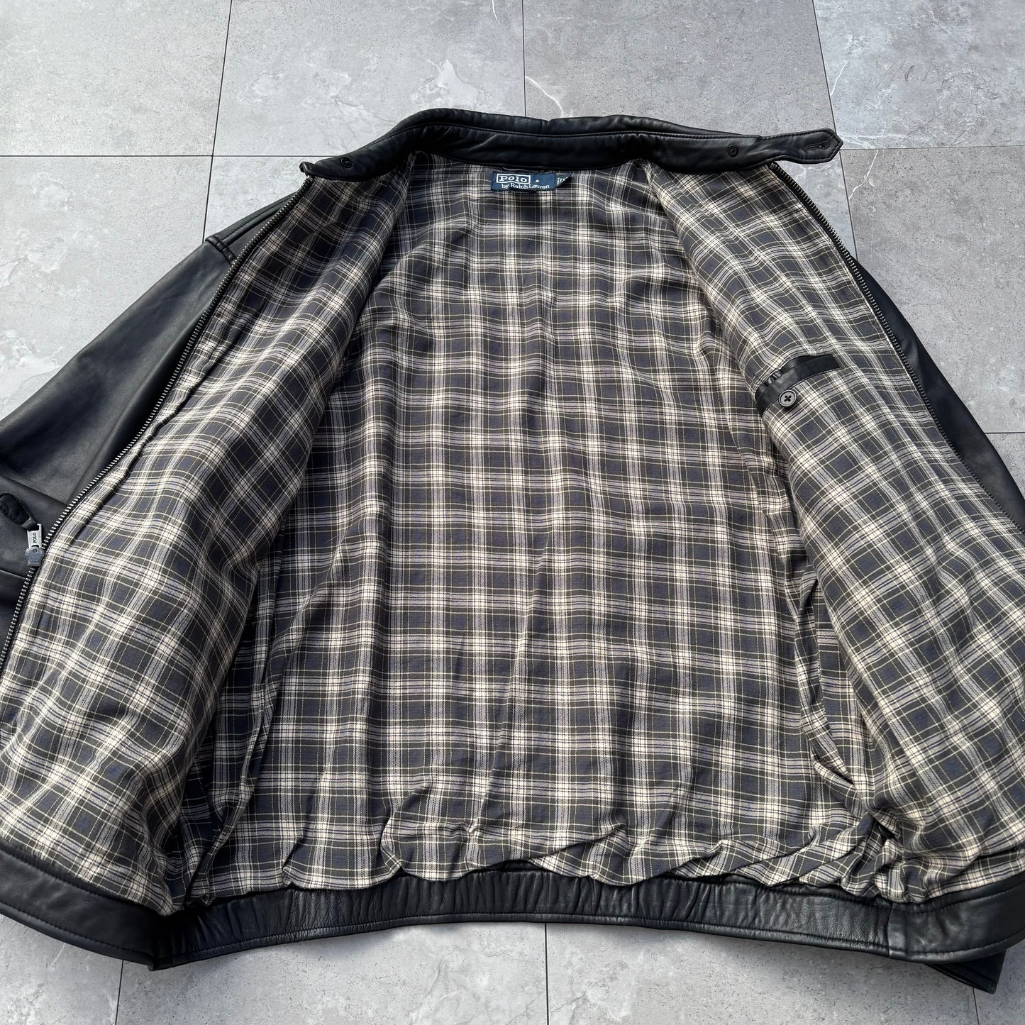 Ralph Lauren Black Leather Jacket