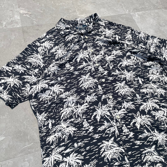 90s Ralph Lauren Caldwell Rayon Hawaiian Shirt (L) KiiChain Clothing