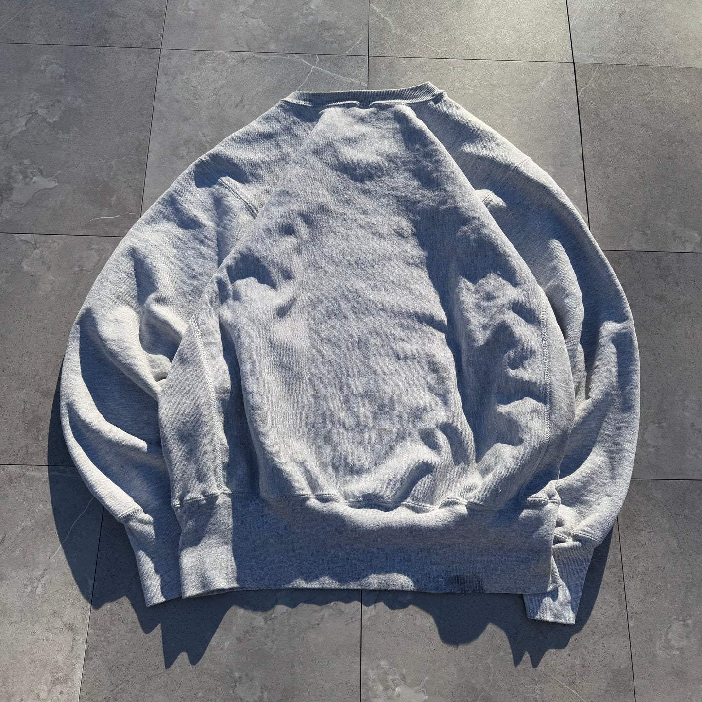 90s Champion Reverse Weave Gray Logo Sweatshirt