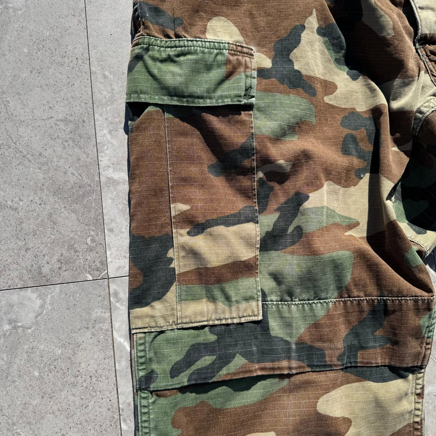 80s US Army 1988 Woodland Camouflage Military Pants KiiChain Clothing
