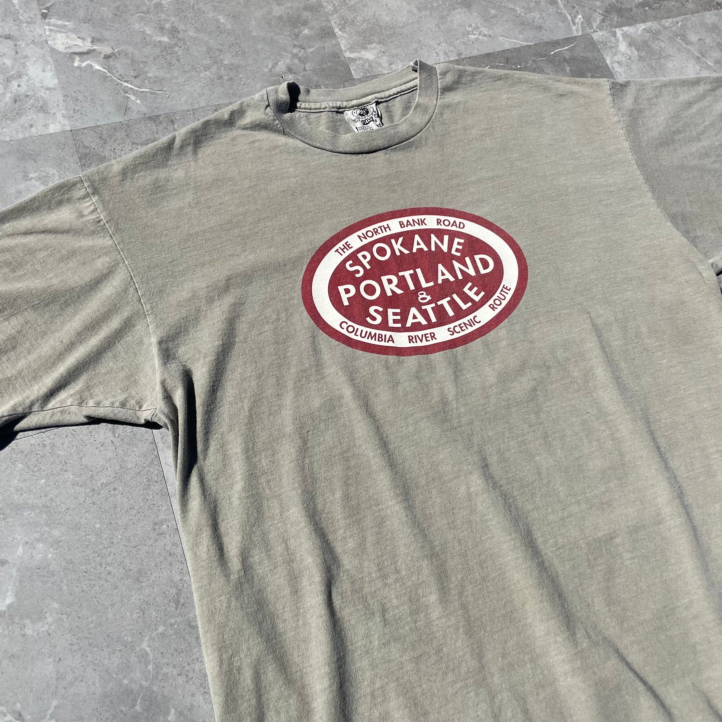 80s-90s Anvil Spokane Portland & Seattle Single Stitch Made in USA T-Shirt KiiChain Clothing