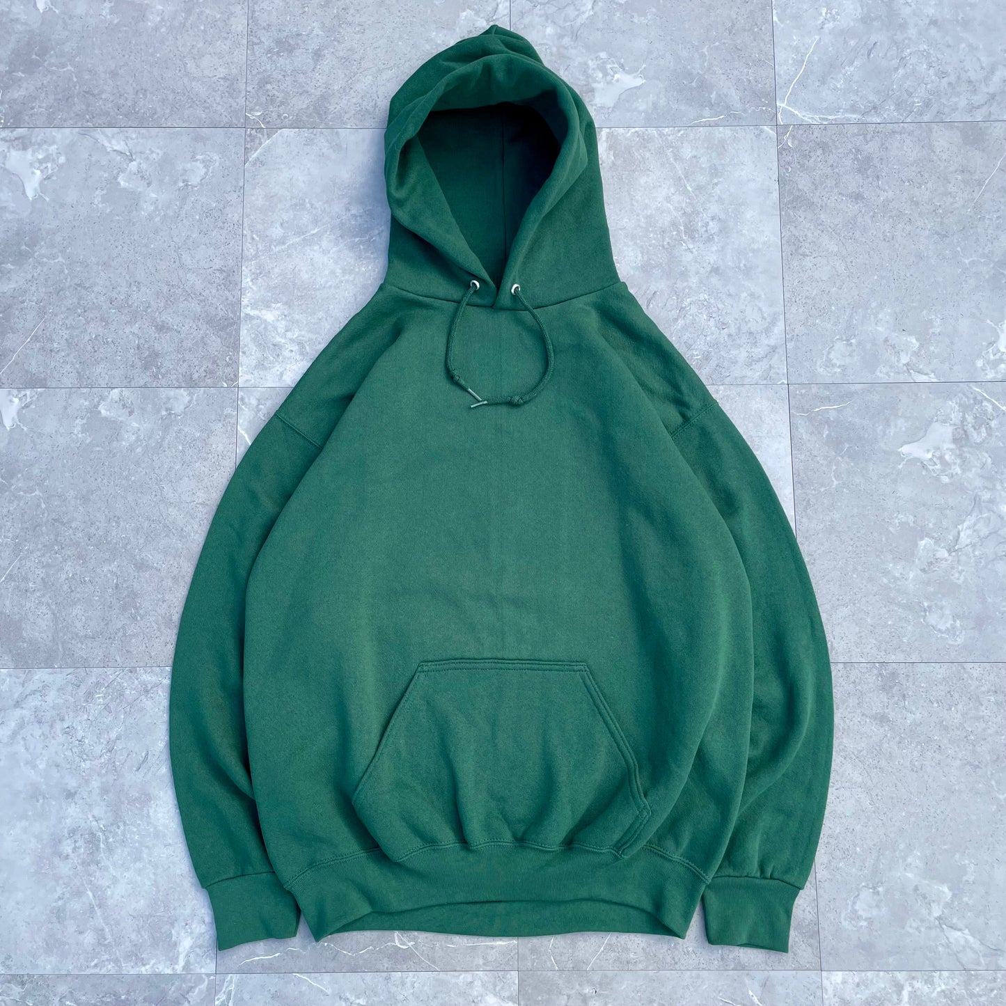 90s Tultex Made in USA Blank Green Hoodie KiiChain Clothing