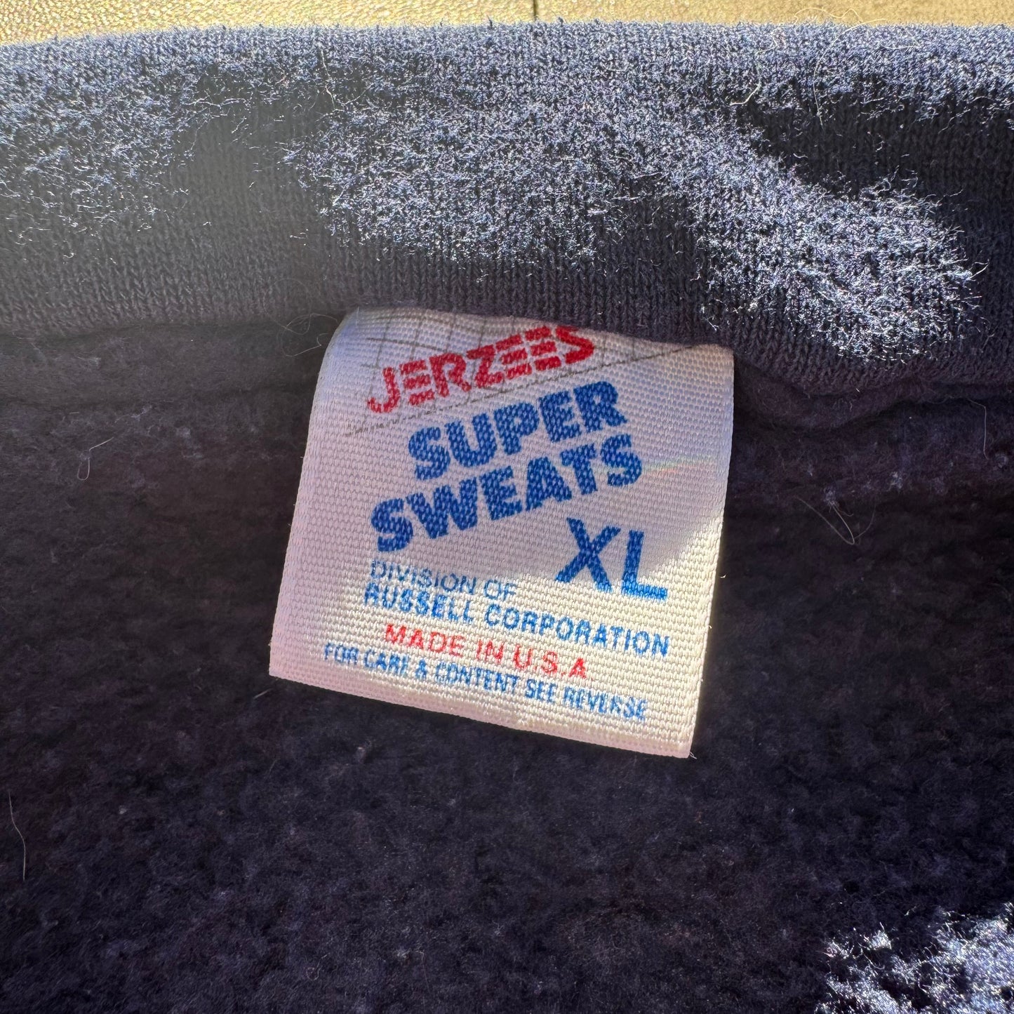 80s Jerzees by Russell Athletic Made in USA Fire DEPT. Half Zip Sweatshirt