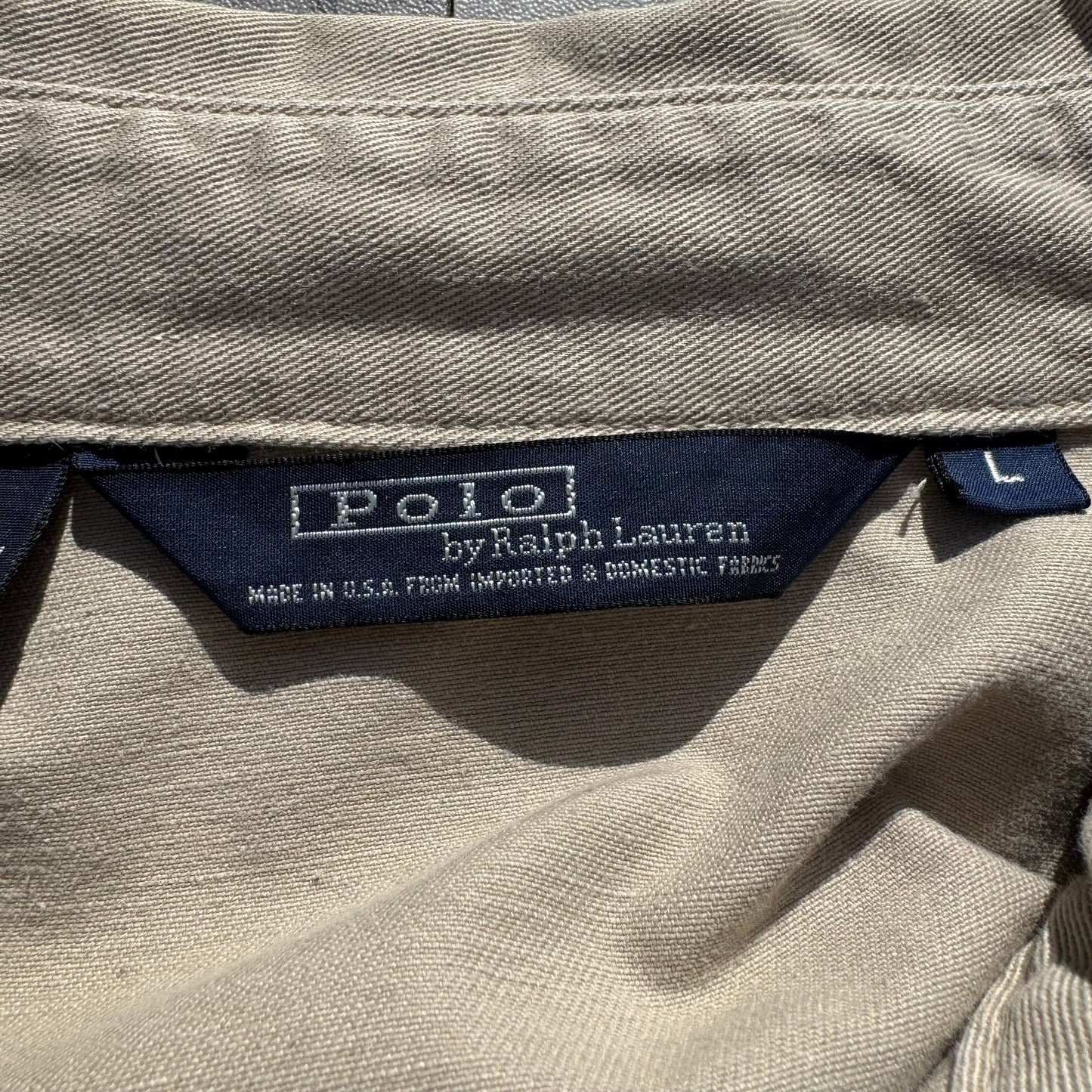 80s Ralph Lauren Made in USA Beige Swing Top Jacket KiiChain Clothing