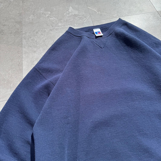90s Russell Athletic Navy Crewneck Sweatshirt KiiChain Clothing