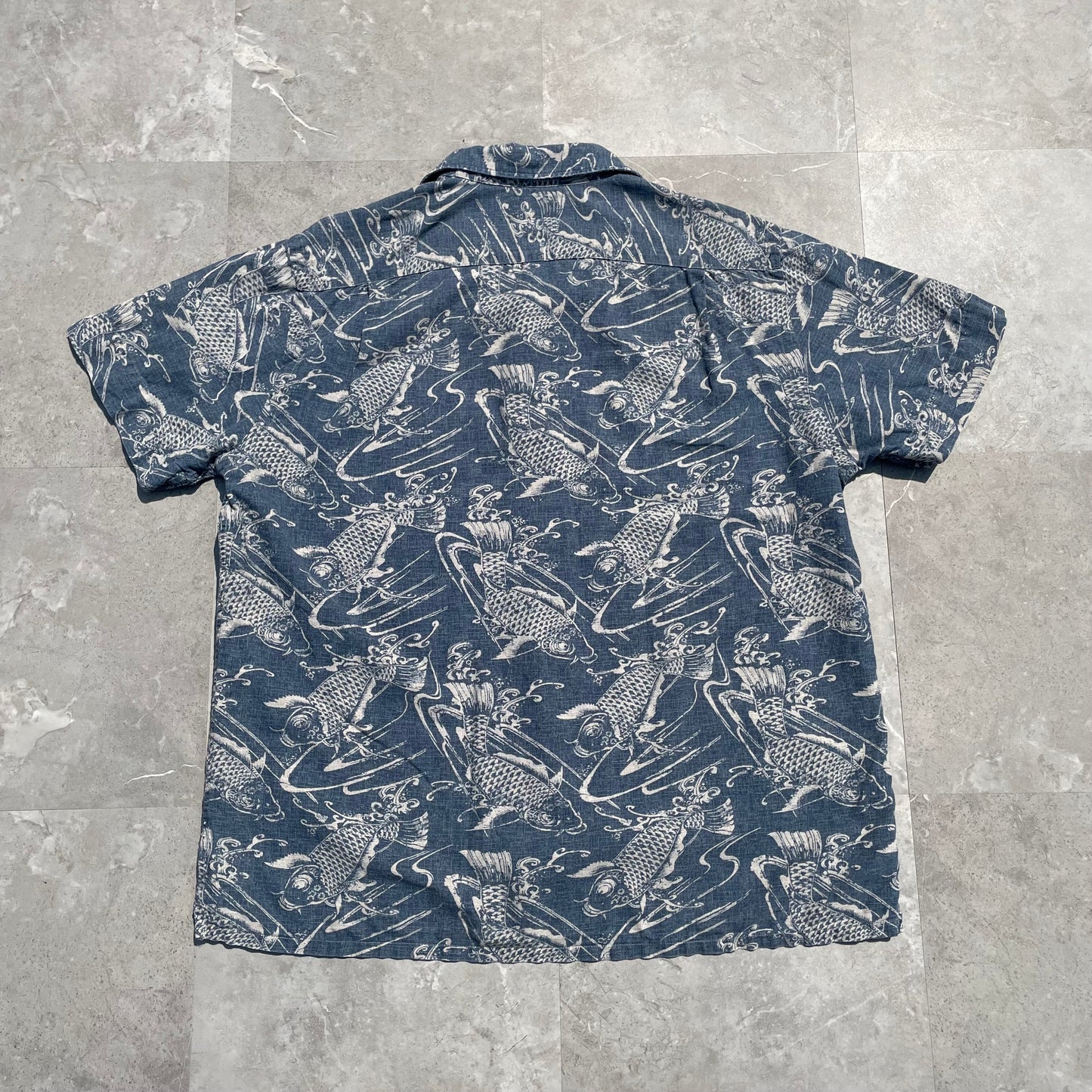 90s Ralph Lauren Koi Hawaiian Shirt KiiChain Clothing