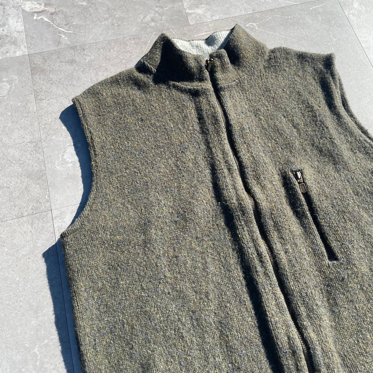 90s Lands' End Made in USA Knit Vest KiiChain Clothing