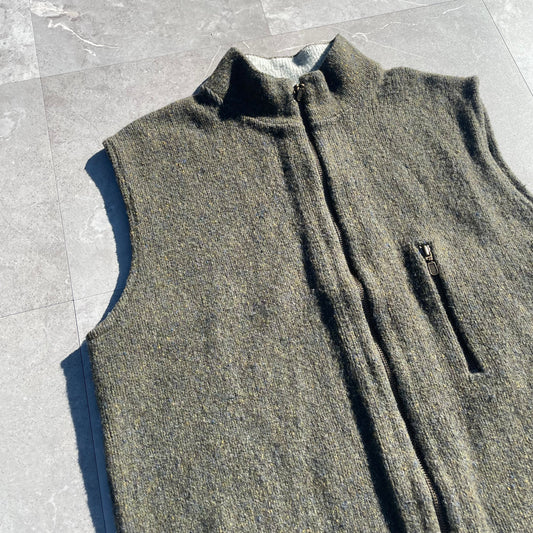 90s Lands' End Made in USA Knit Vest KiiChain Clothing