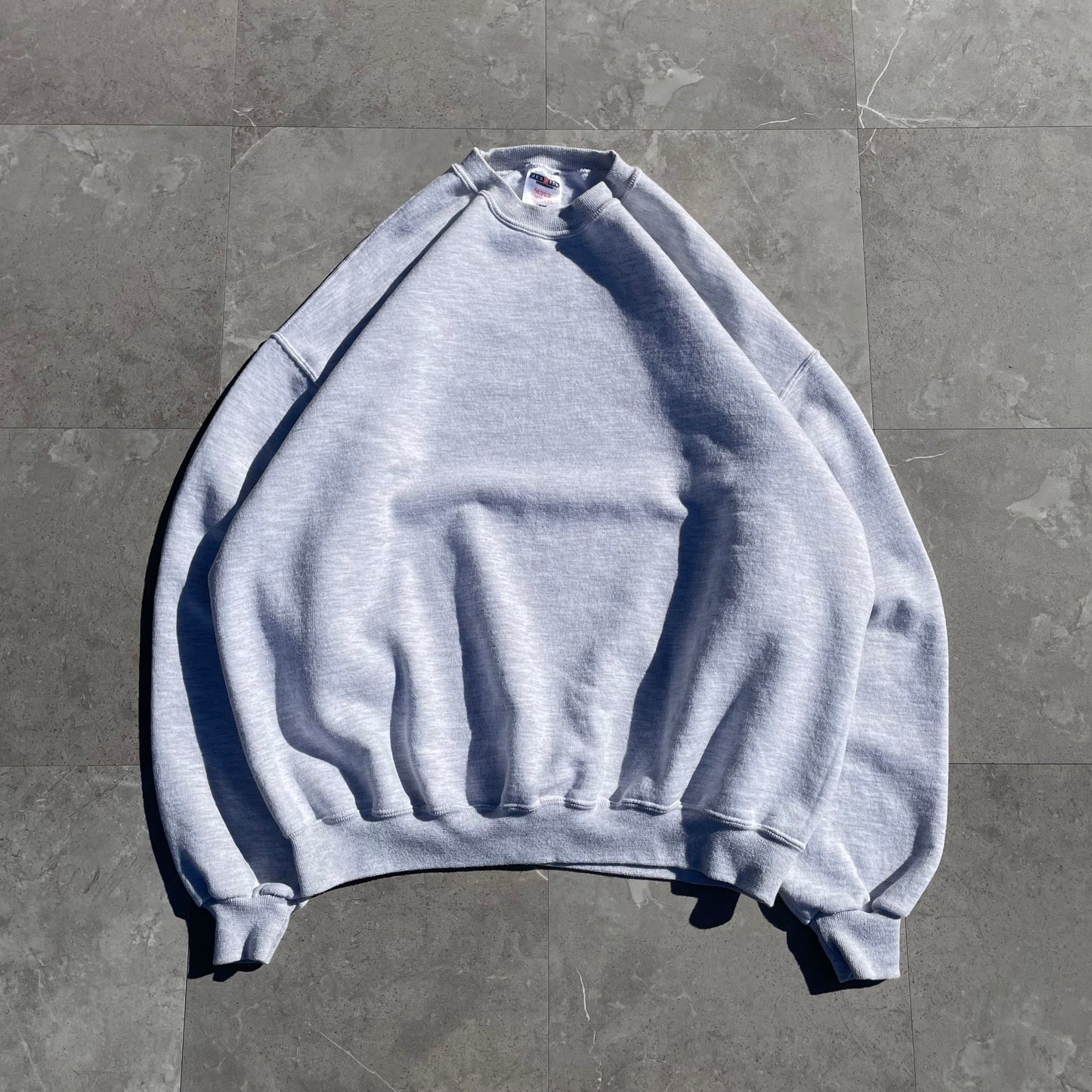 90s Jerzees Blank Gray Crewneck Sweater KiiChain Clothing