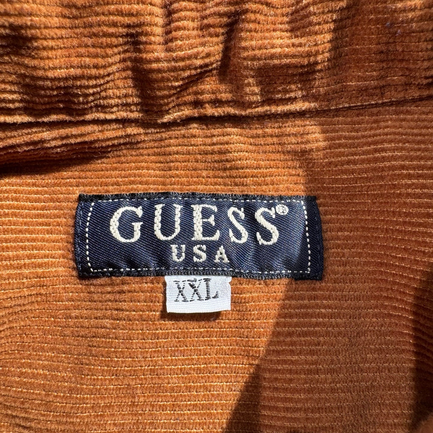 90s GUESS Made in USA Oversized Heavyweight Corduroy Shirt KiiChain Clothing