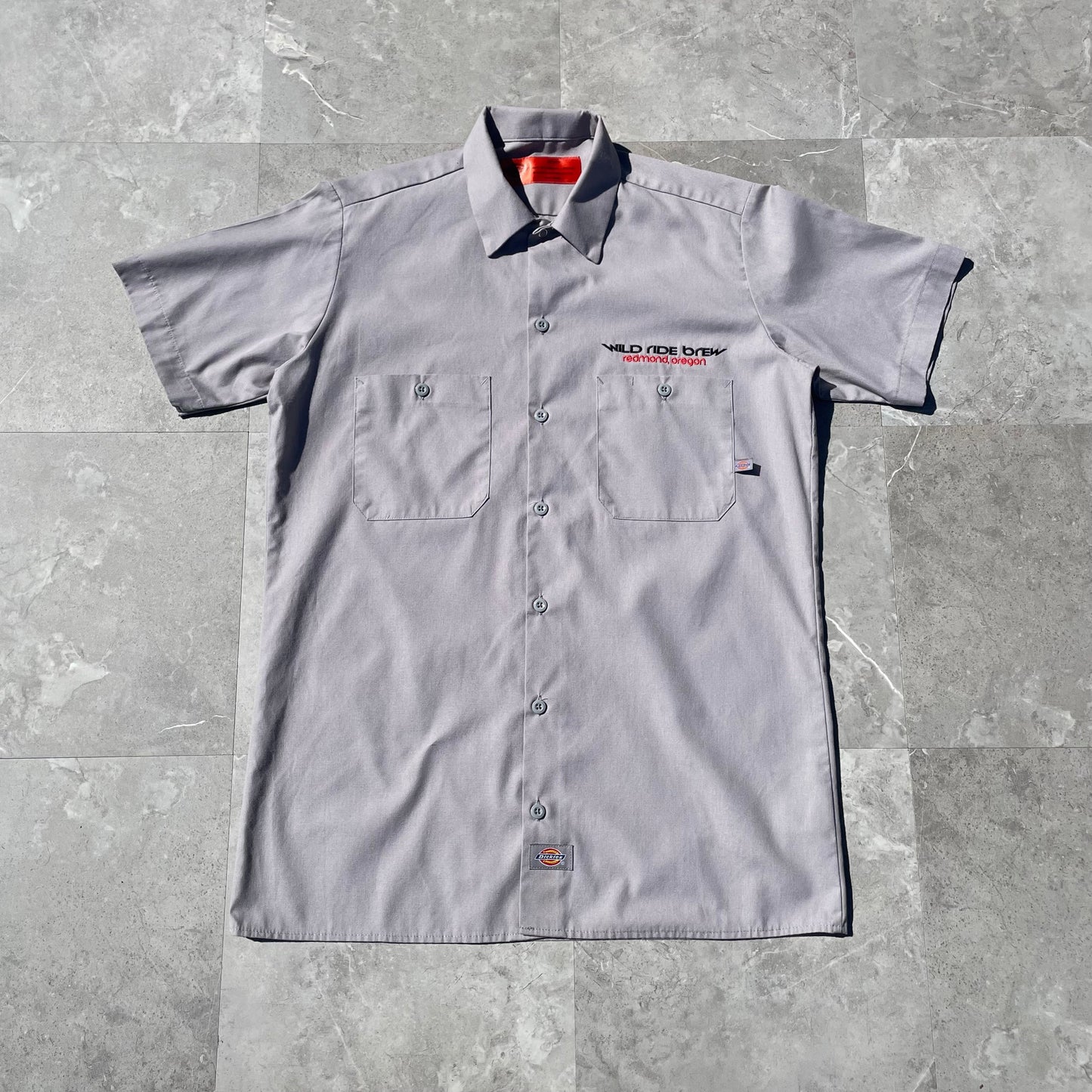 00s Dickies Wild Ride Brew Work Short Sleeve Shirt KiiChain Clothing