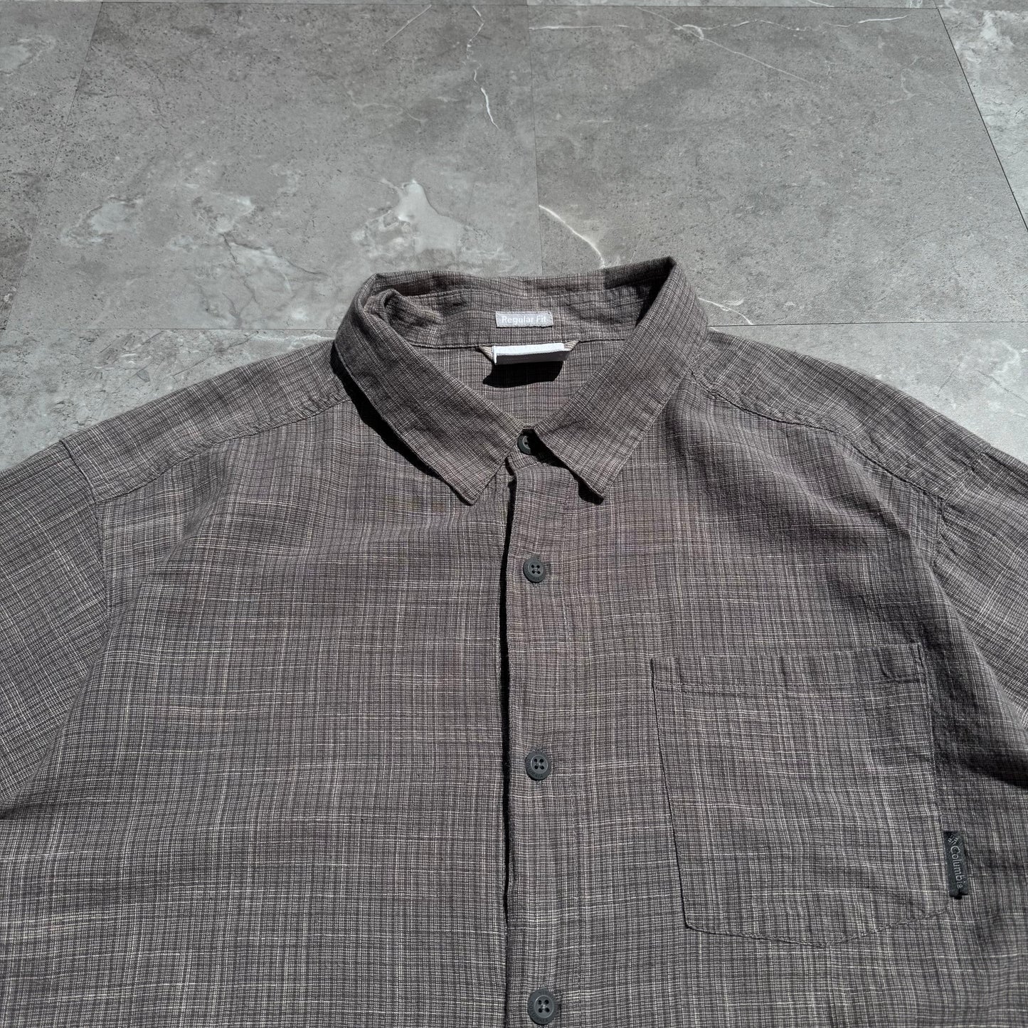 00s Columbia Regular Fit Cotton Short Sleeve Shirt KiiChain Clothing