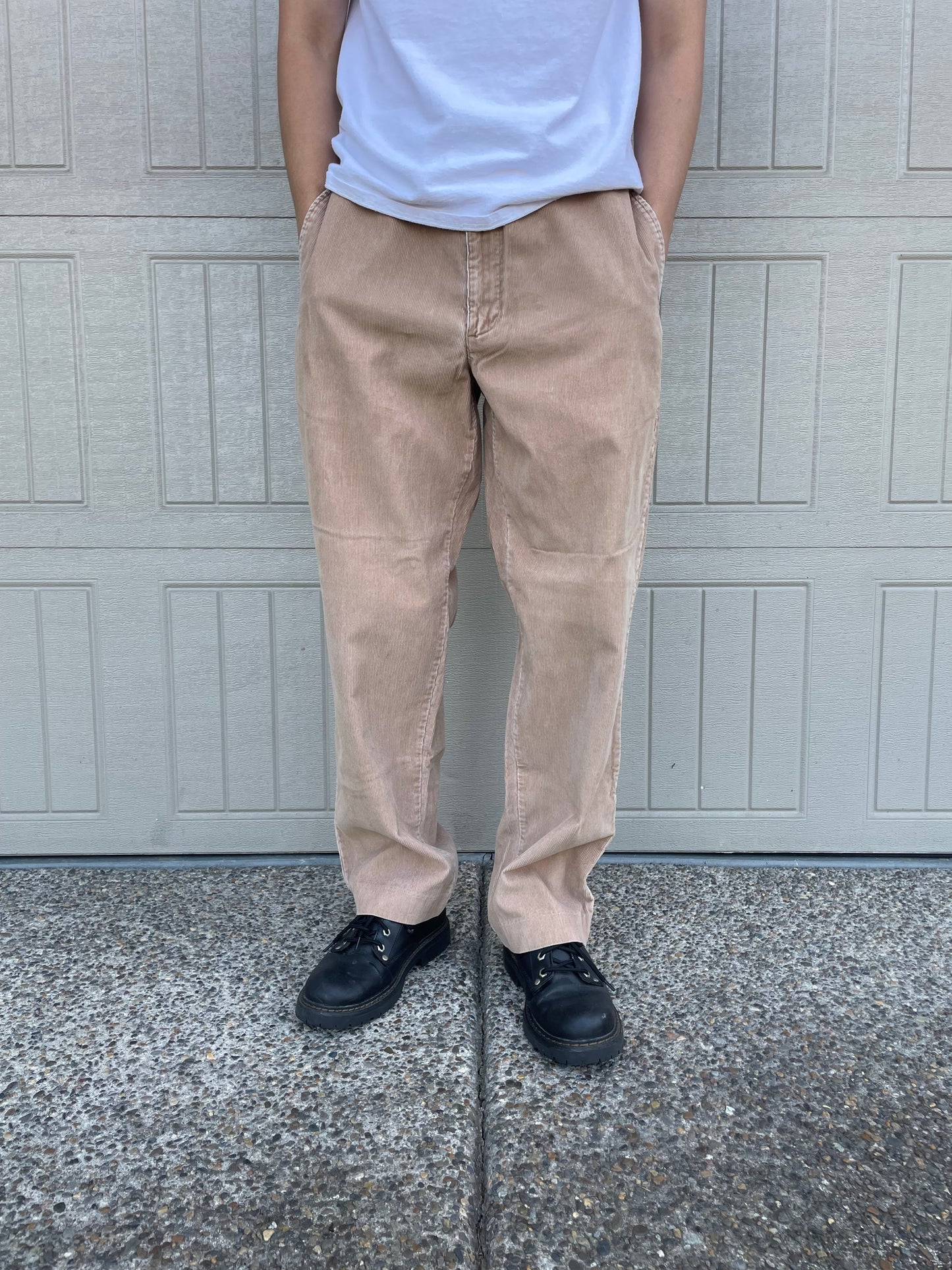 90s Lands' End Loose Fit Corduroy Pants Size 36 KiiChain Clothing