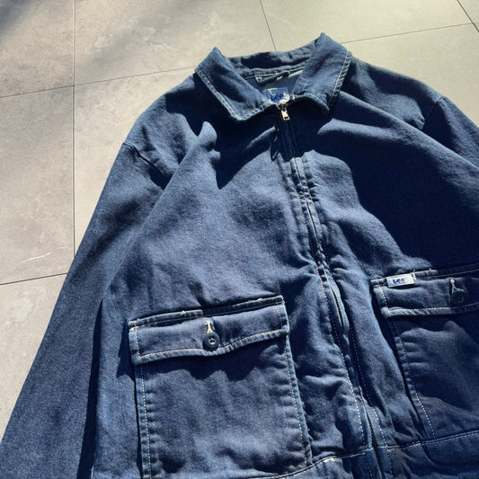 00s Lee Cropped Zip-Up Denim Jacket KiiChain Clothing