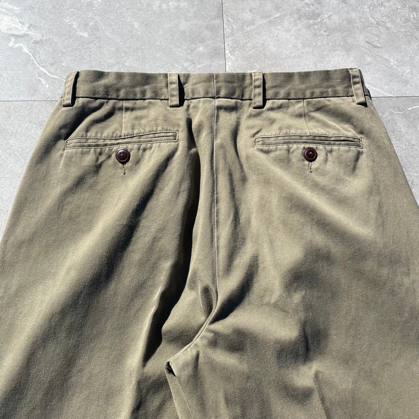 90s Nautica Spinnaker Brown Chino Pants 33x32 KiiChain Clothing