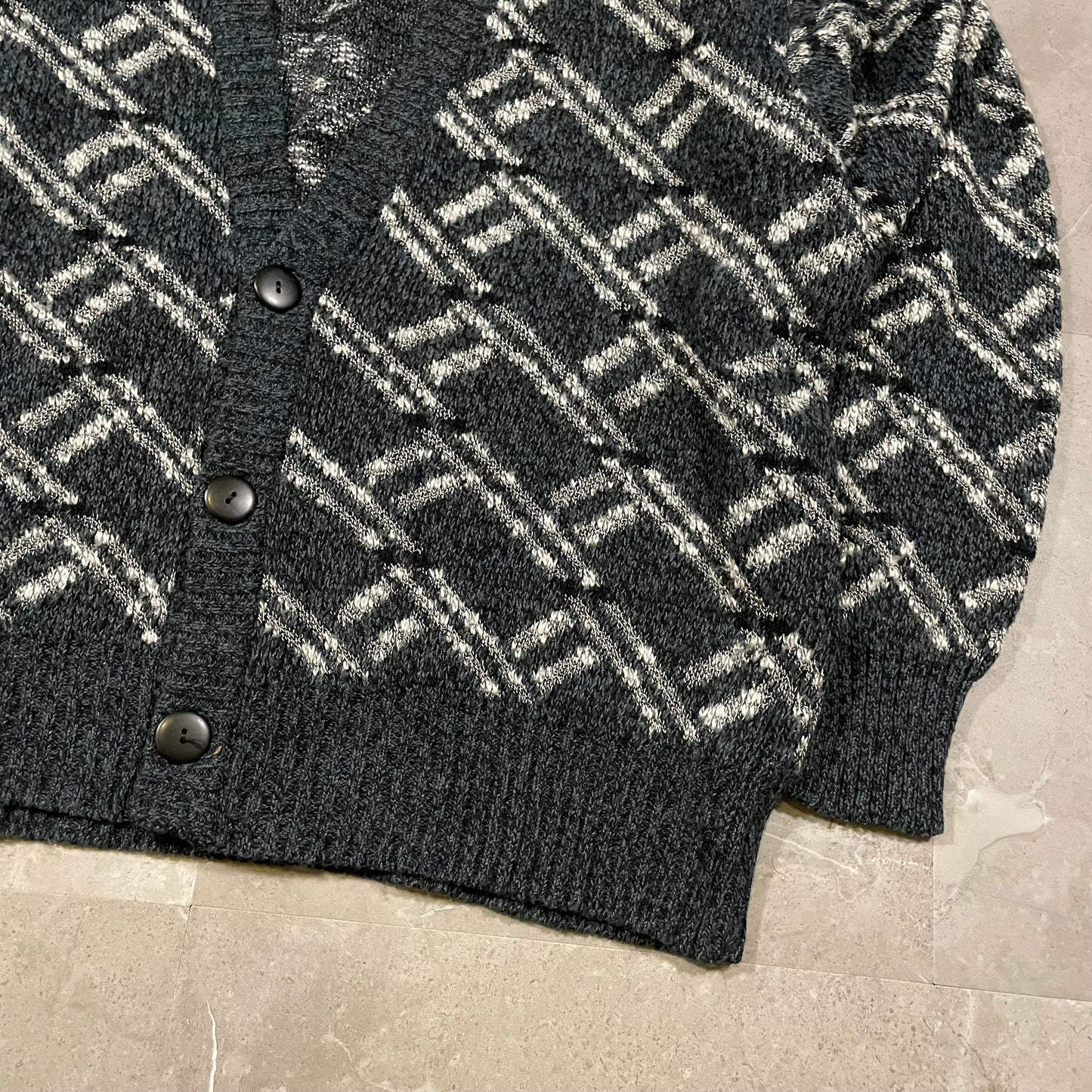 90s Michael Gerald Acrylic Cardigan KiiChain Clothing