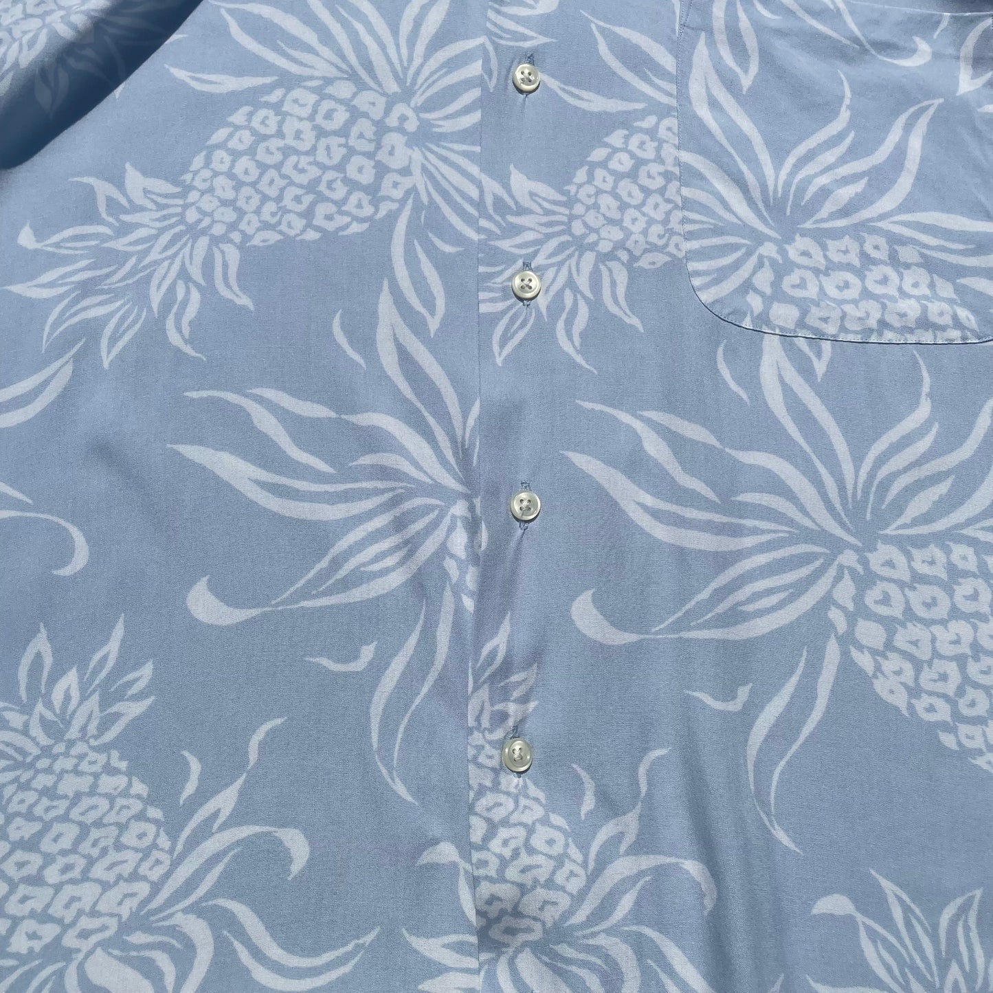 90s Ralph Lauren Clayton Pineapple Hawaiian Shirt KiiChain Clothing
