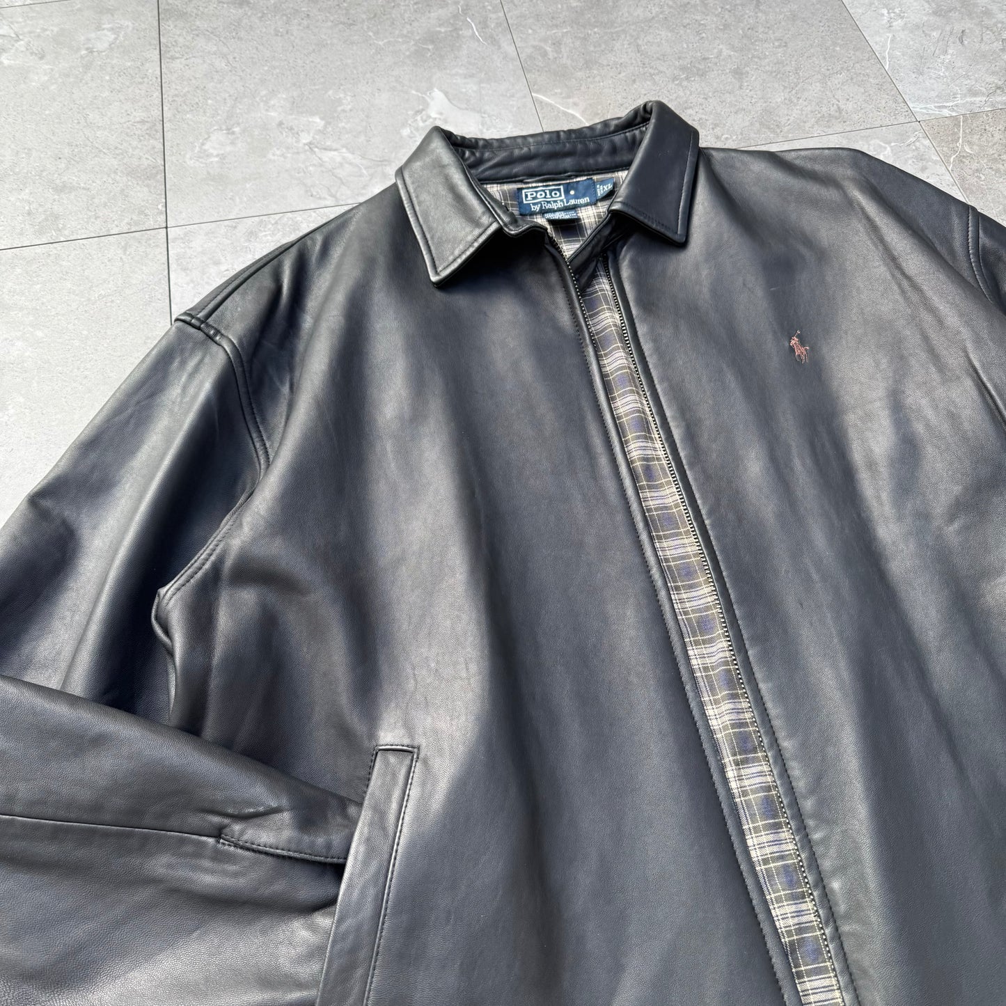 Ralph Lauren Black Leather Jacket