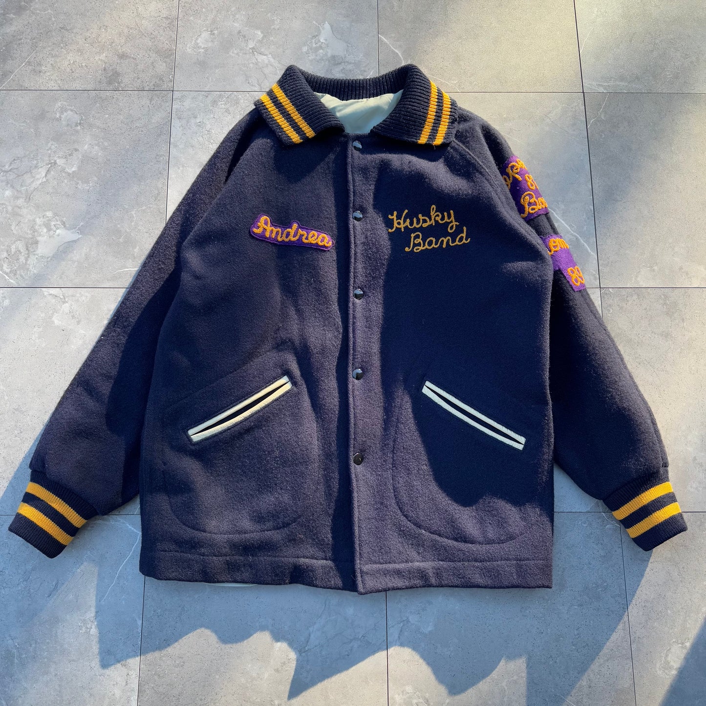 80s University of Washington Huskies Made in USA Wool Varsity Jacket KiiChain Clothing