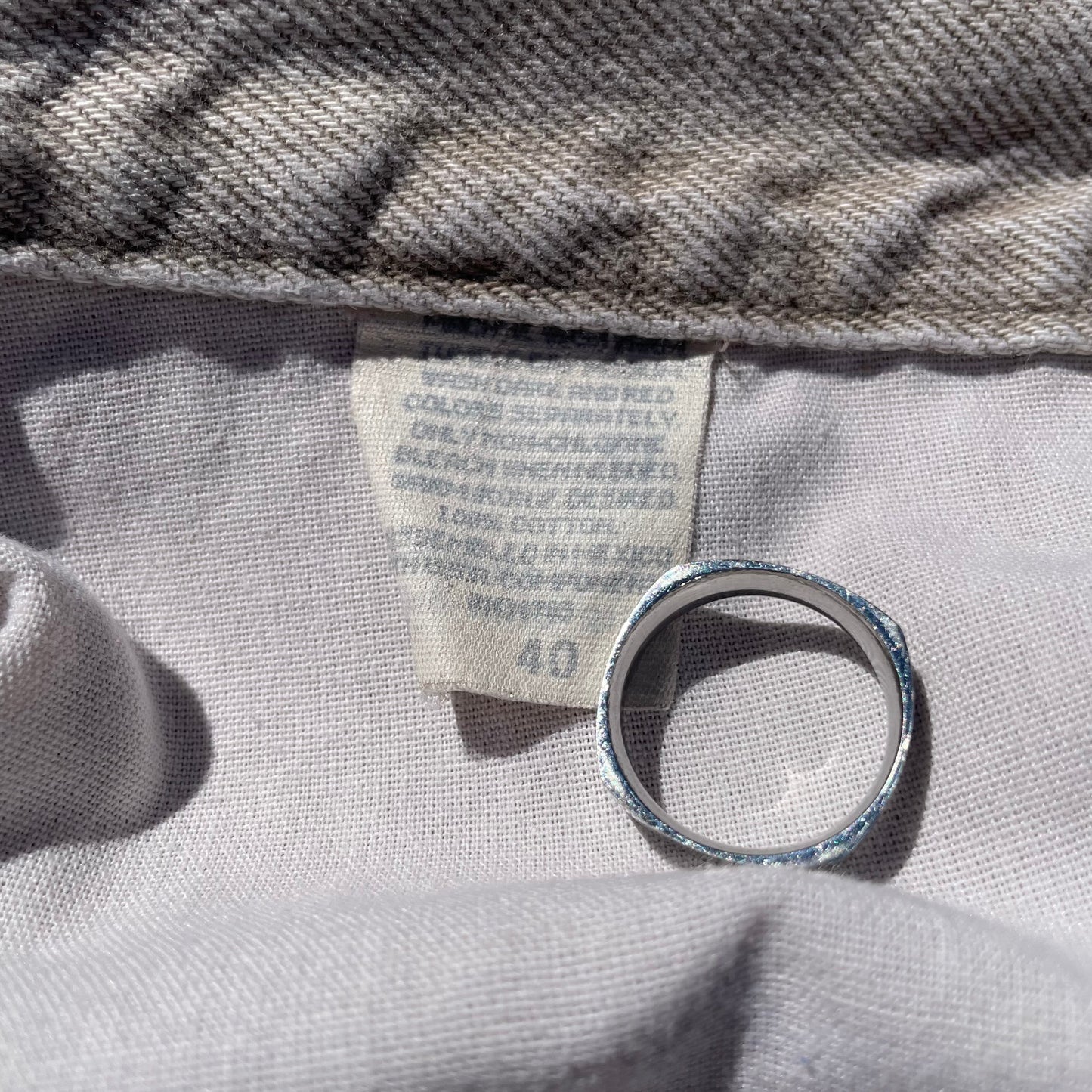 90s Lee Revited Washed Gray Denim Shorts Size 40 KiiChain Clothing