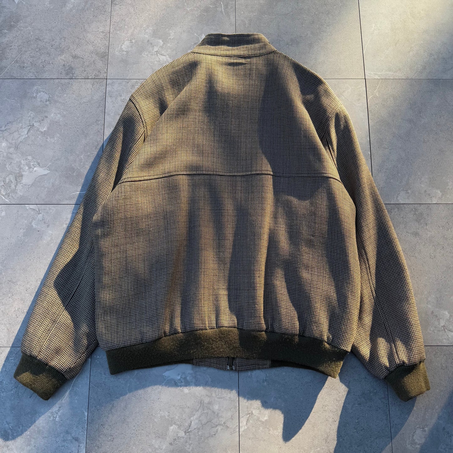 00s Orvis Houndstooth Wool Harrington Jacket KiiChain Clothing