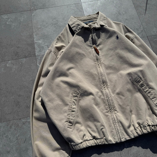 80s Ralph Lauren Made in USA Beige Swing Top Jacket KiiChain Clothing