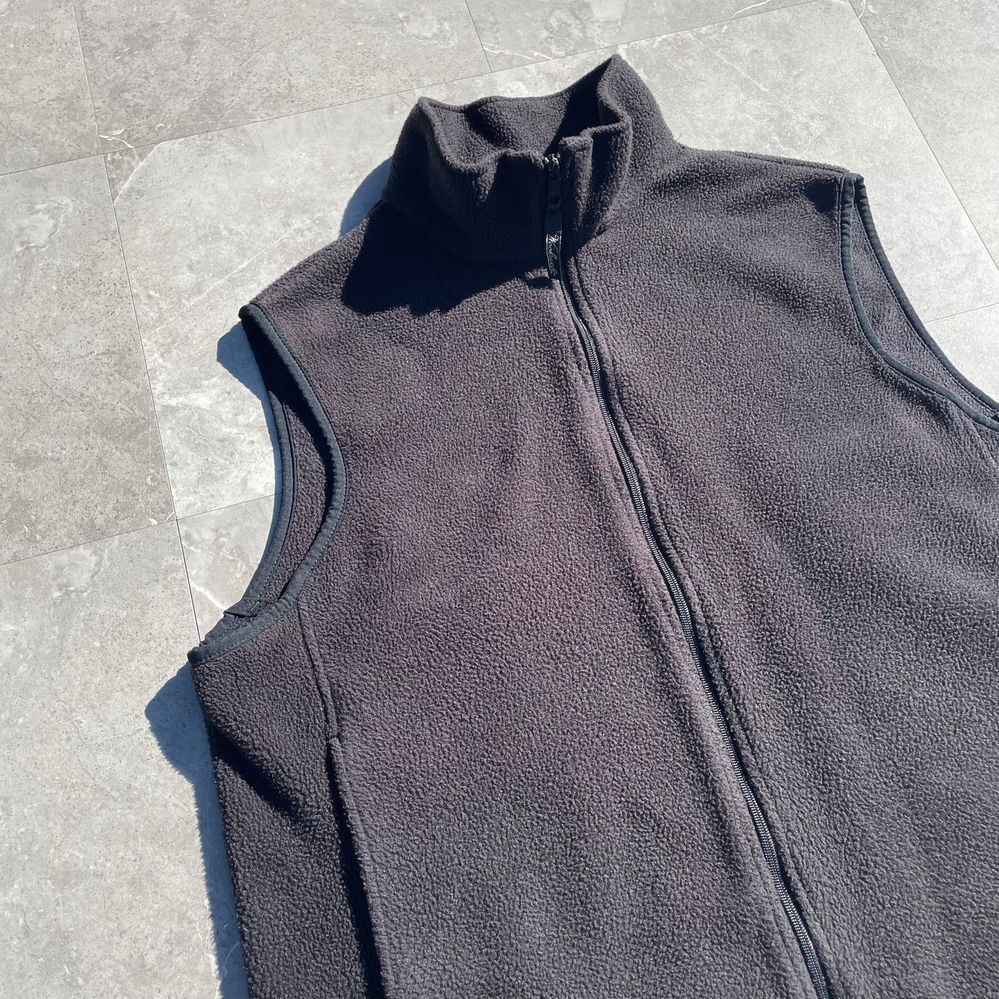 90s-00s Woolrich Polar-Tec Made in USA Black Fleece Vest