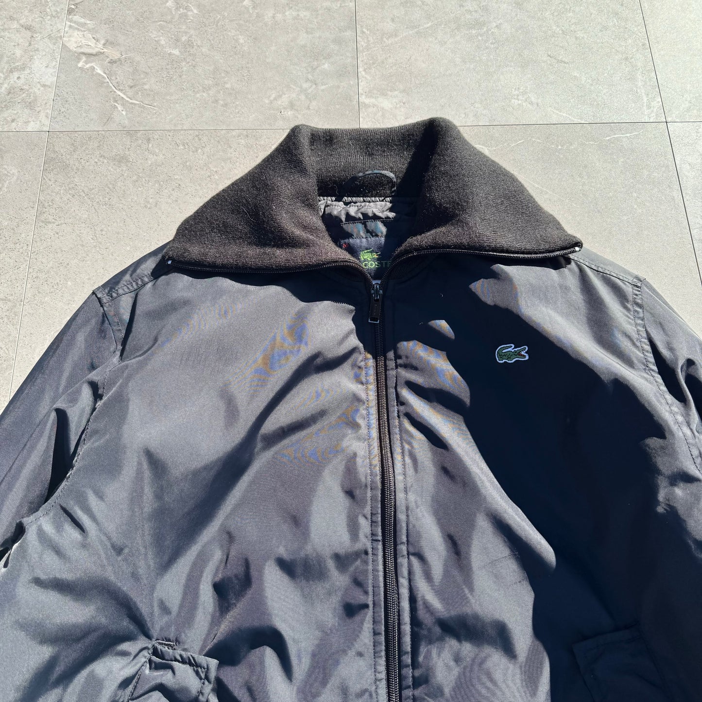 00s Lacoste Black Puffer Jacket KiiChain Clothing