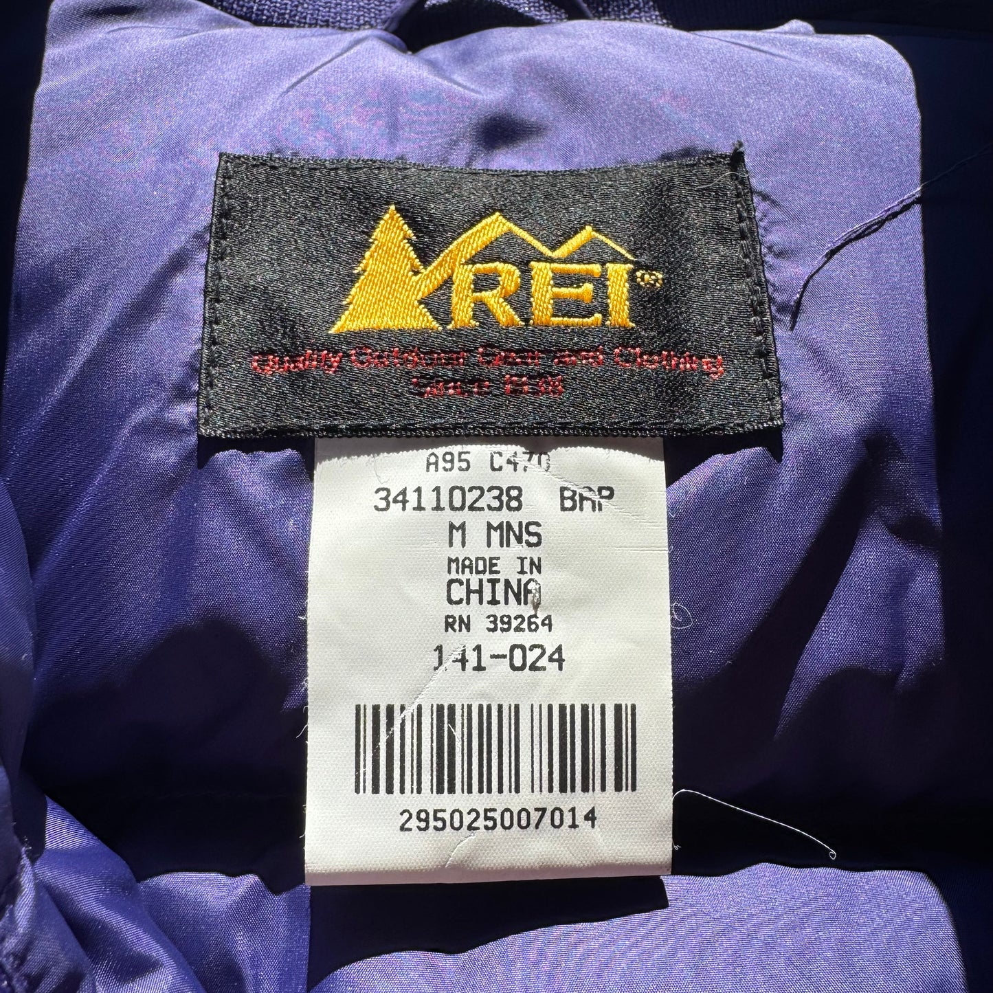 90s REI Purple Goose Down Jacket KiiChain Clothing
