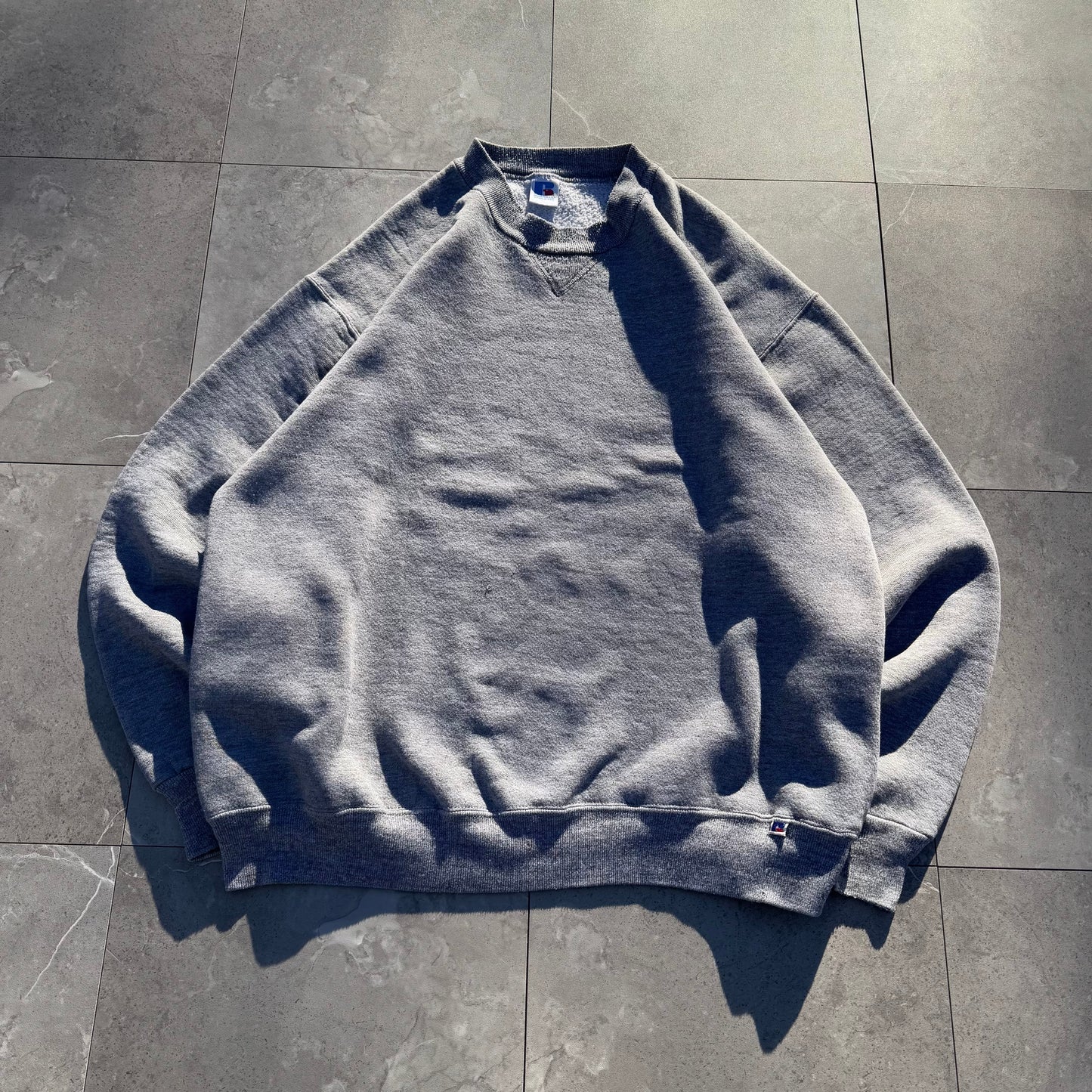 80s Russell Athletic Gray Blank Sweatshirt KiiChain Clothing