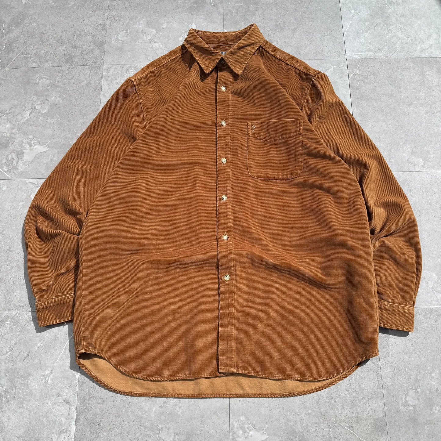 90s GUESS Made in USA Oversized Heavyweight Corduroy Shirt KiiChain Clothing